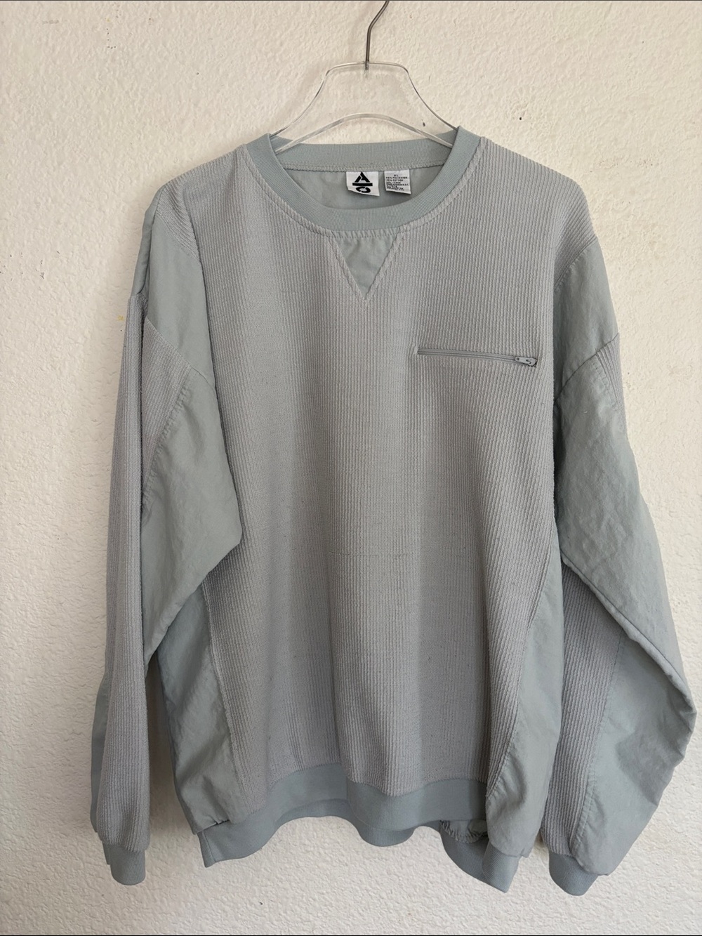 ALO Yoga Men's Crew Neck Textured Sweatshirt